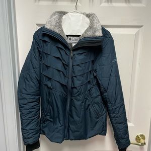 Columbia Zipper Jacket Navy Blue